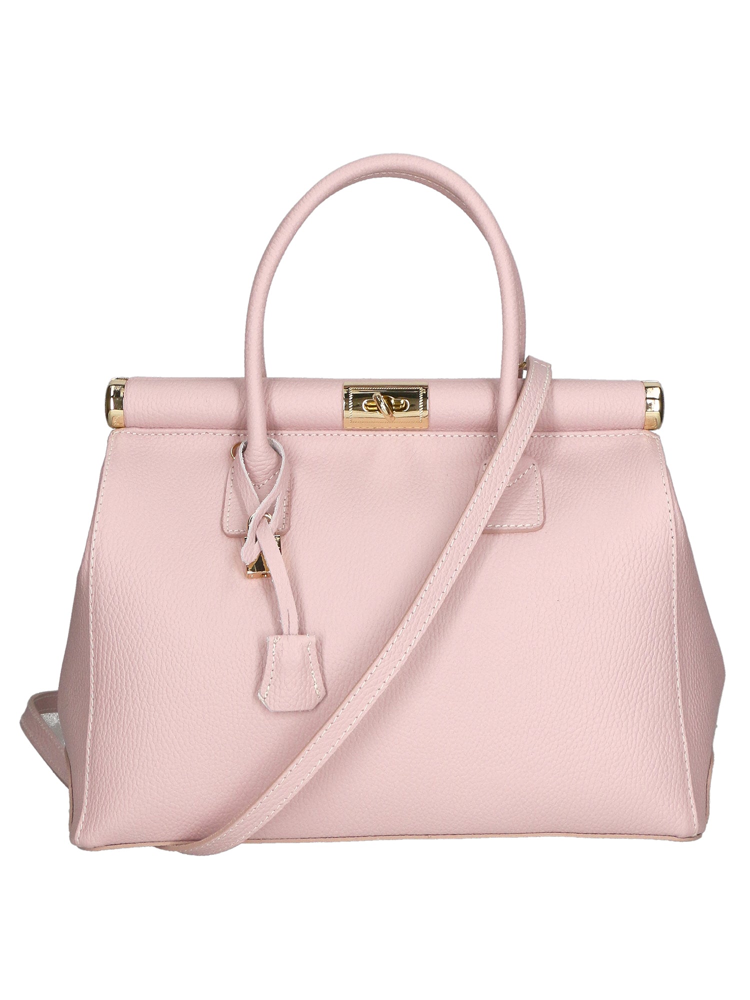 Eleonora Women's Handbag in Genuine Leather Made in Italy 26x35x16 cm