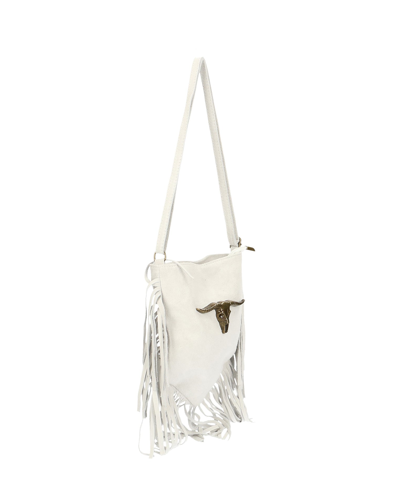 Solana Borsa a tracolla da donna Vera pelle 1518-BIANCO Chiara Ferretti