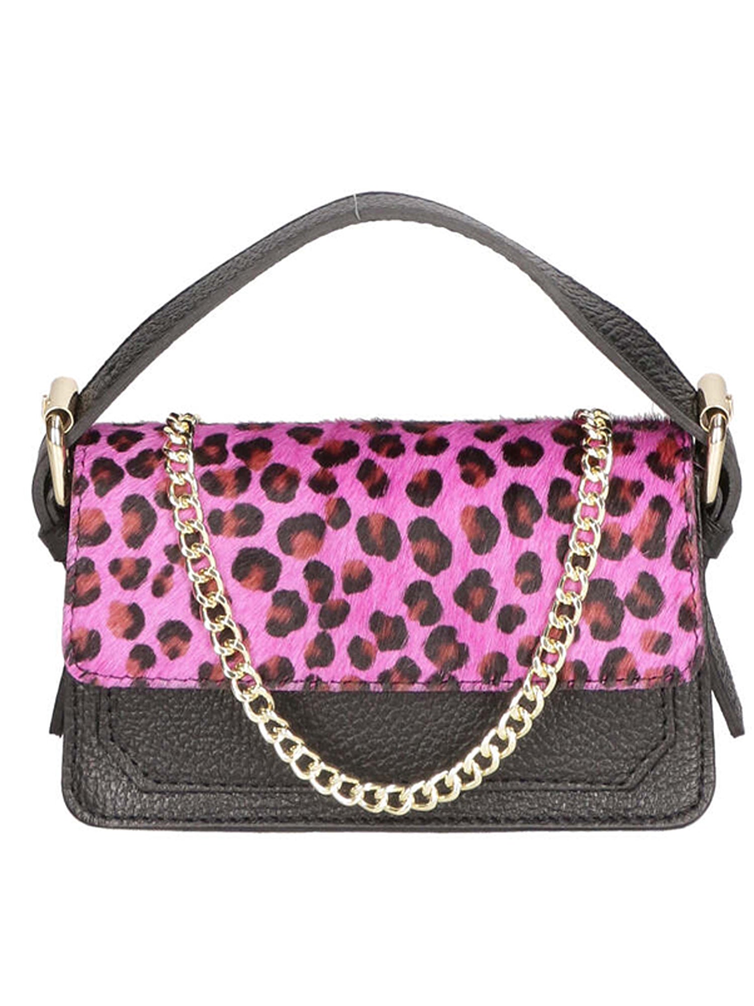 Pochette da Donna Aleide in Vera Pelle Made in Italy 11x18x6,5 cm