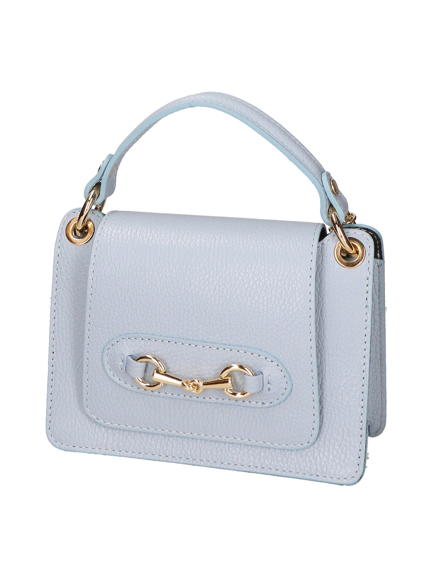Greta Borsa a mano da donna Vera pelle 05896-C92 CIELO Chiara Ferretti