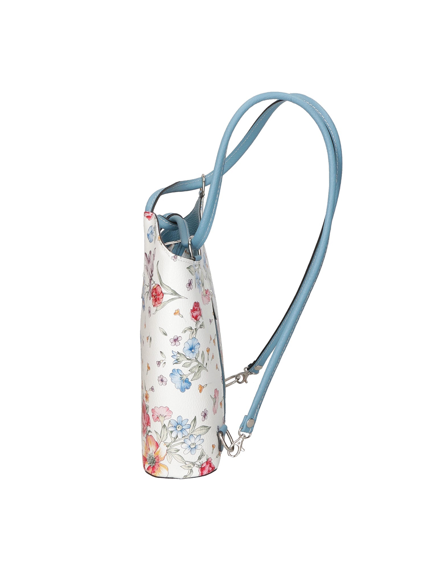 Elsa Borsa a spalla da donna Vera pelle 80056-D24 BLU JEANS Chiara Ferretti