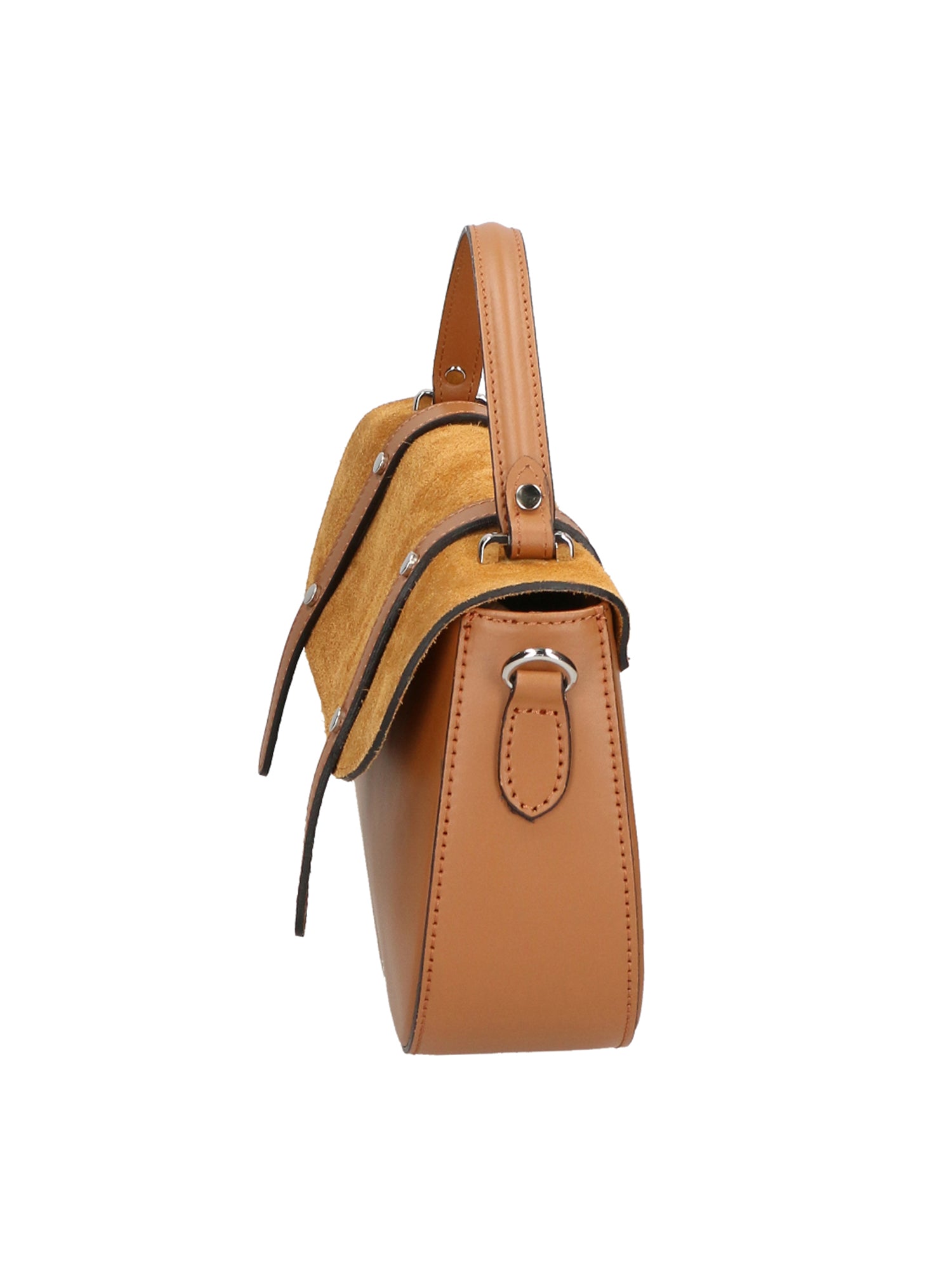 Genziana Borsa a mano da donna Vera pelle 05993-L125 CUOIO+06 CUOIO Chiara Ferretti