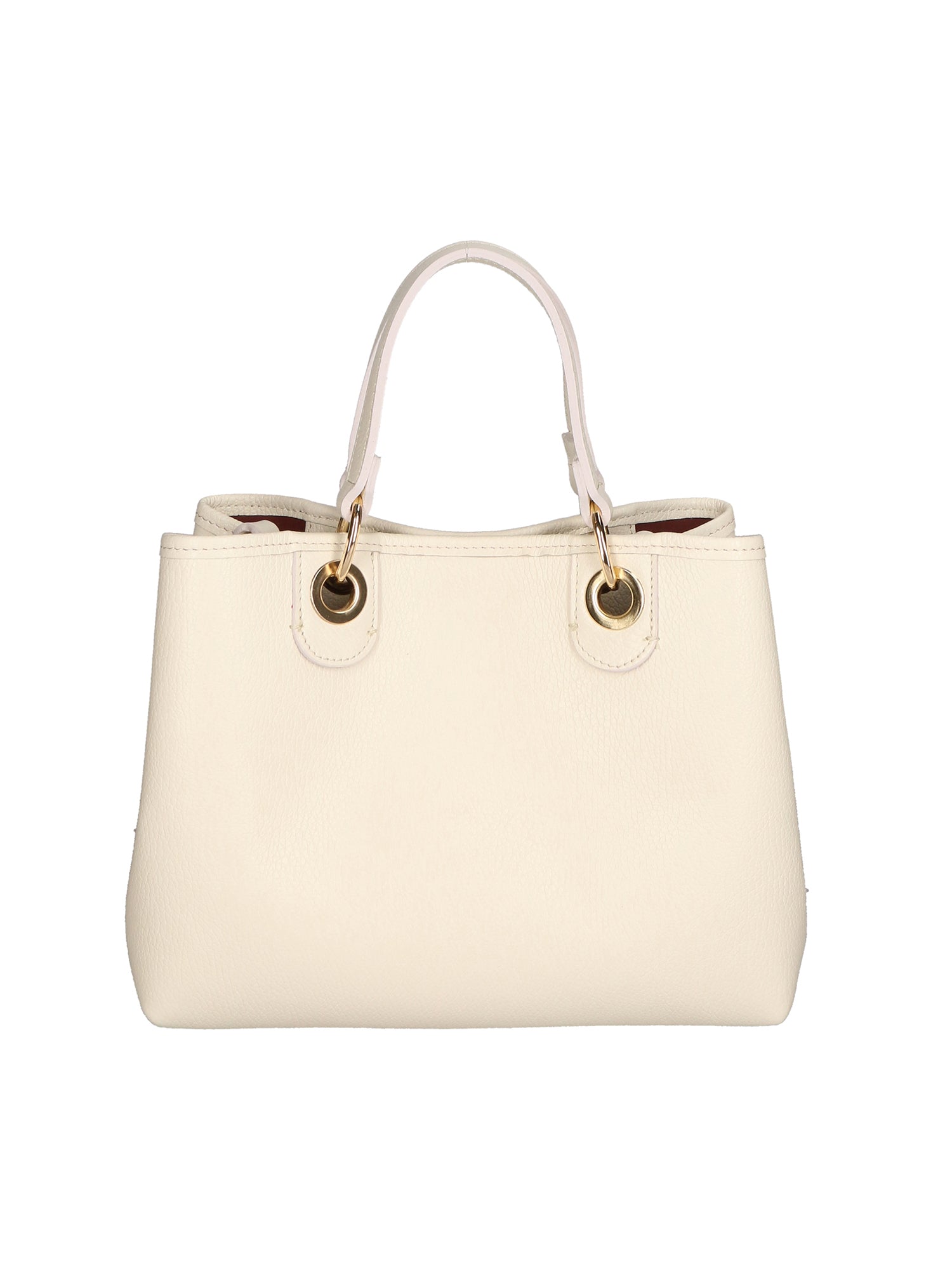 Helga Damenhandtasche aus echtem Leder, hergestellt in Italien, 24 x 30 x 9 cm