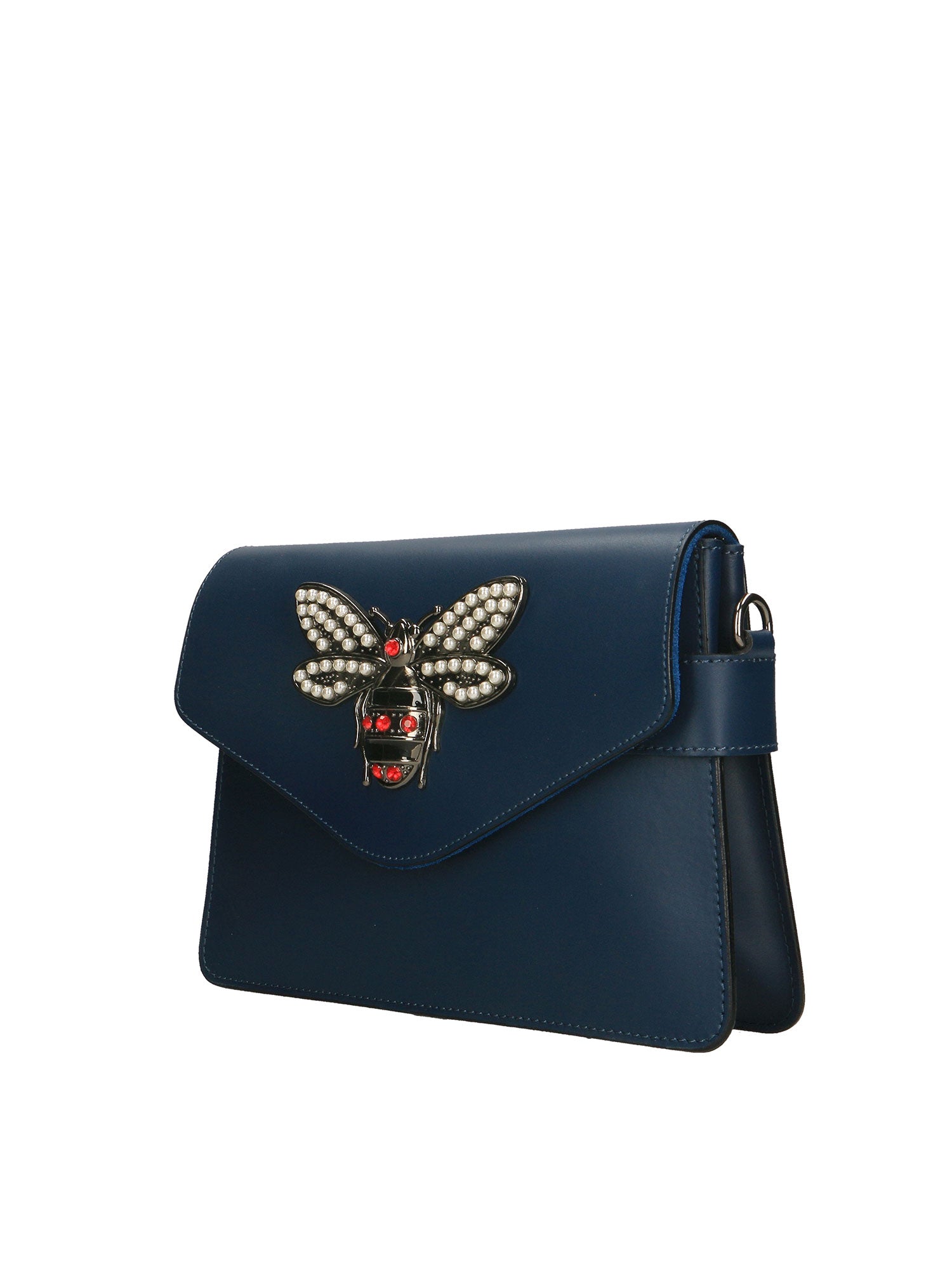 Alethea Borsa a tracolla donna Vera pelle 8801-BLU Chiara Ferretti