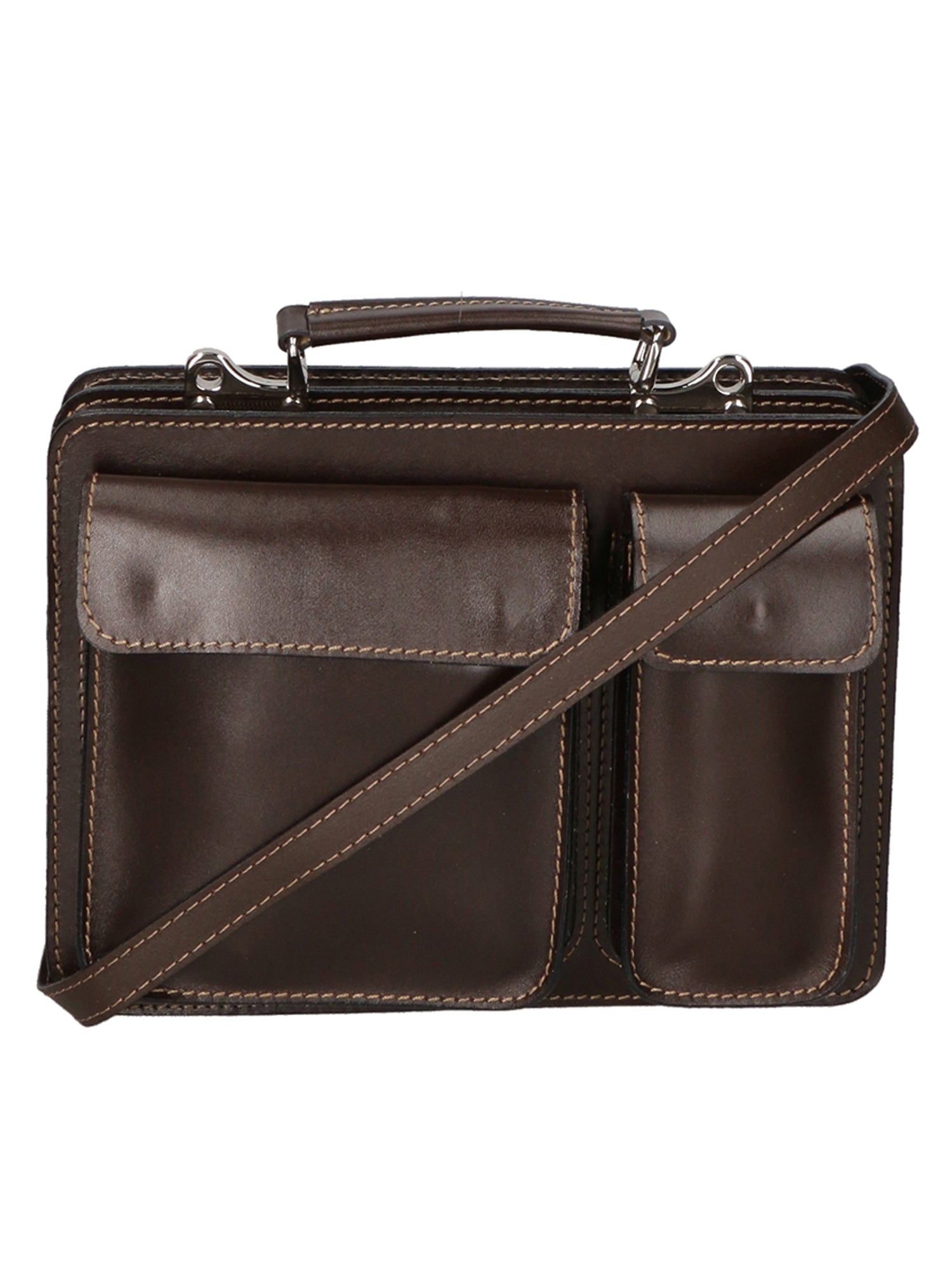 Dalila Borsa a mano unisex Vera pelle 7007-T.MORO Chiara Ferretti