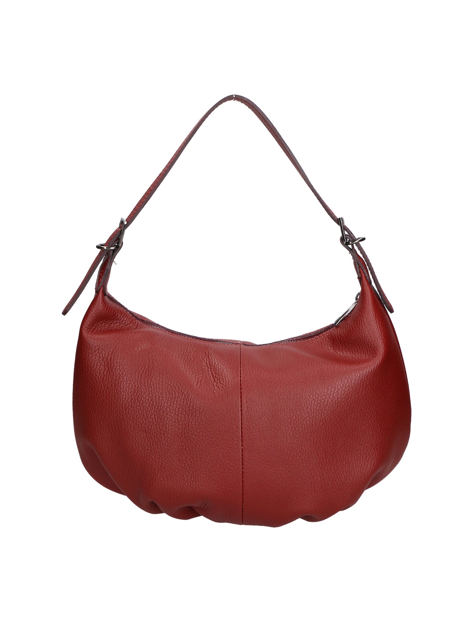 Licia Borsa a spalla da donna Vera pelle 06512-ROSSO SCURO Chiara Ferretti