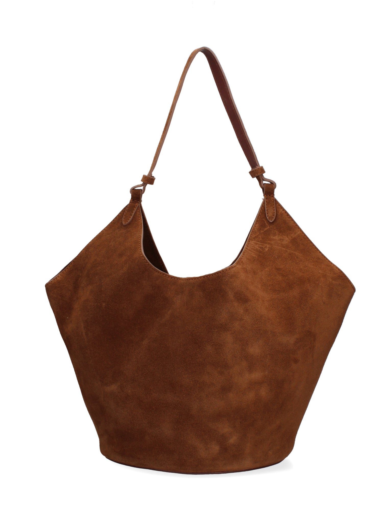 Lisboa Borsa a spalla da donna Pelle Scamosciata 7776-CHOC Chiara Ferretti