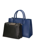 Lodovica Damenhandtasche aus echtem Leder, hergestellt in Italien, 22 x 32 x 13 cm