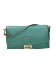 Walda Damen-Schultertasche aus echtem Leder, hergestellt in Italien, 34 x 17,5 x 10 cm