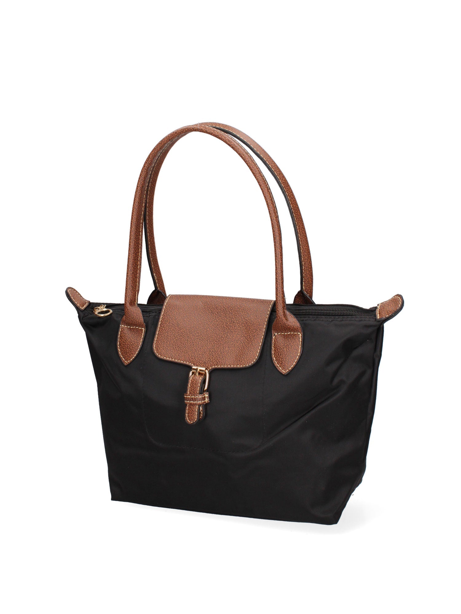 Elora Borsa a spalla da donna 100% Tessuto 432-NERO Chiara Ferretti