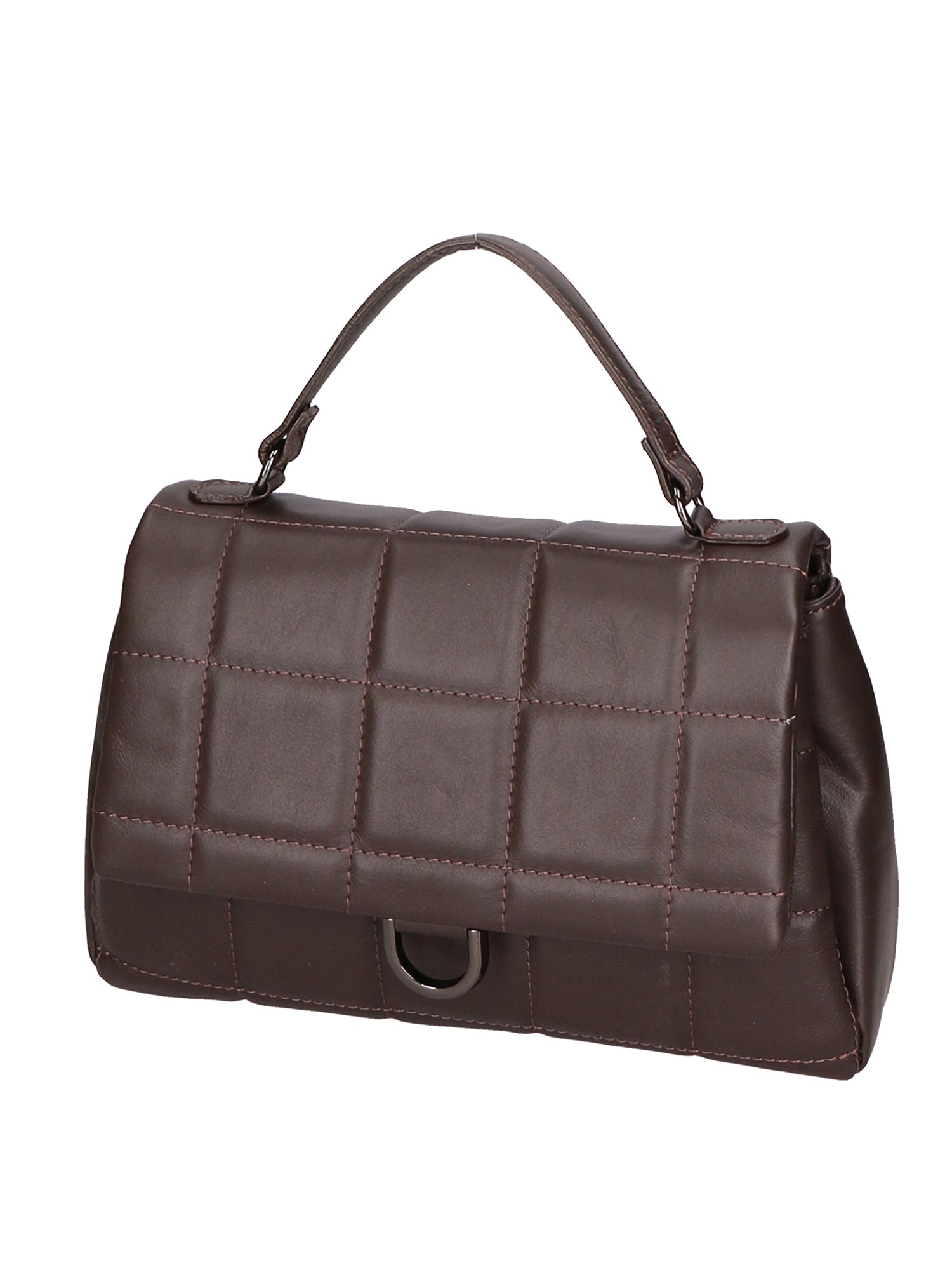 Viola Borsa a mano da donna Vera Pelle 06862-S23 TESTA DI MORO Chiara Ferretti