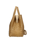 Ascoli Borsa a mano da donna Pelle stampata cocco 7718-TAUPE Chiara Ferretti