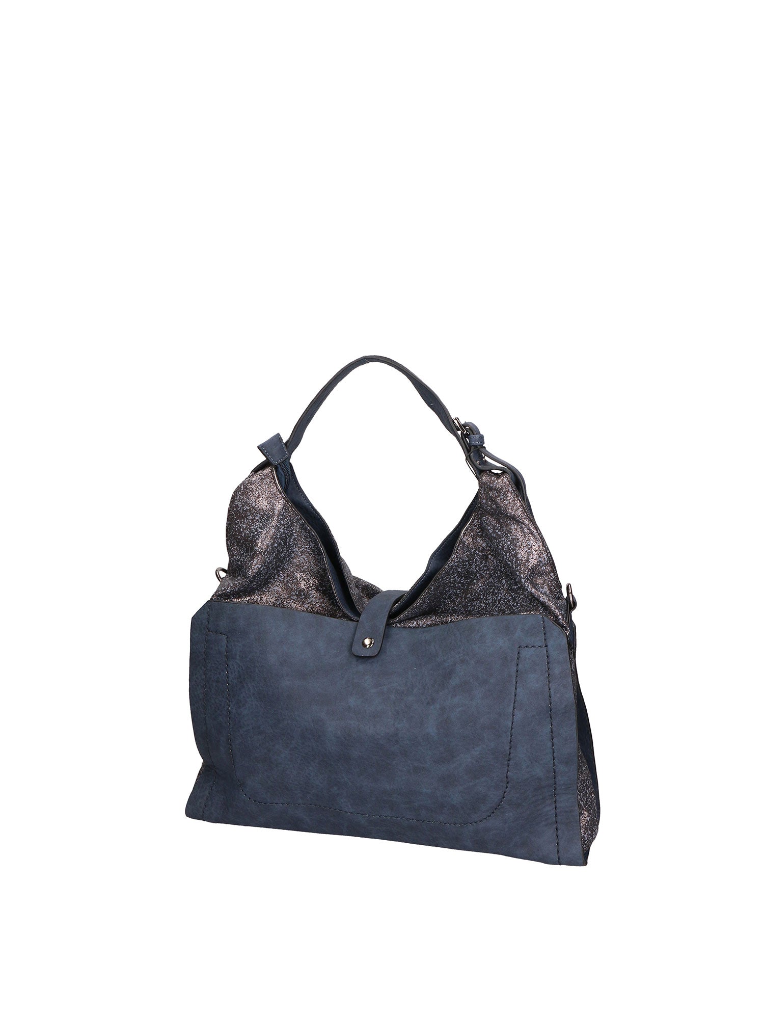 Edera Elite Borsa a spalla da donna Vera pelle LK0247-BLU Chiara Ferretti