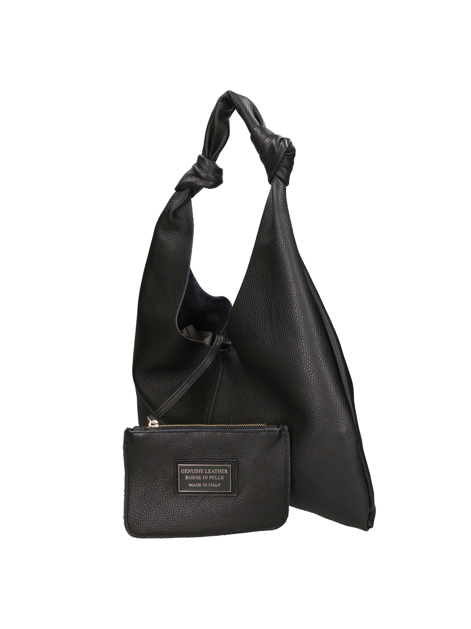 Gwenda Borsa a spalla da donna Vera pelle 06008-D28 NERO BLACK Chiara Ferretti