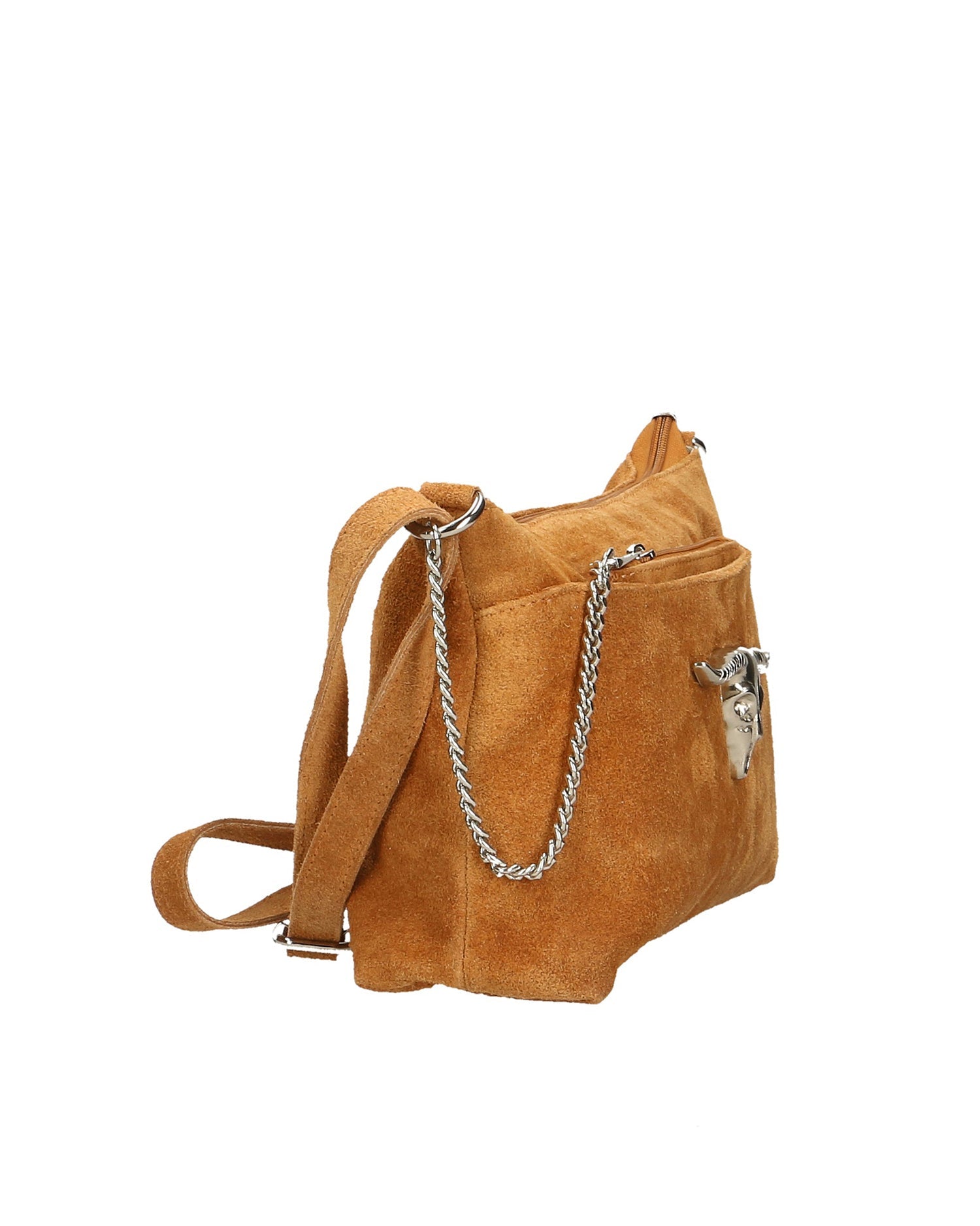 Embera Elite Borsa a tracolla donna Vera pelle scamosciata 8650-CUOIO Chiara Ferretti