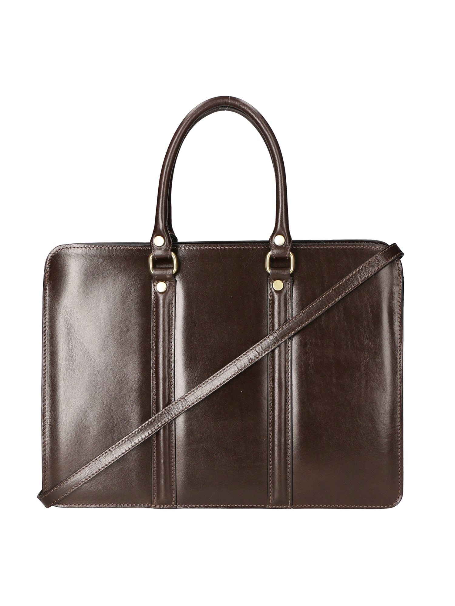 Franca Borsa a mano unisex Vera pelle 9132-TMORO DARK BROWN Chiara Ferretti