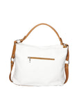 Emily Borsa a spalla da donna Vera pelle 80064-D17 CUOIO D01 BIANCO Chiara Ferretti