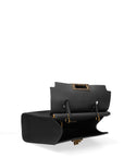 Borsa a Mano in Vera Pelle Nero