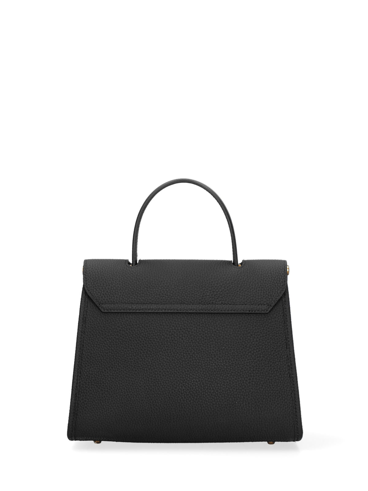 Borsa a Mano in Vera Pelle Nero