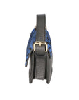 Aleide Borsa a mano da donna Vera pelle 04858-ZEBRA BLU Chiara Ferretti