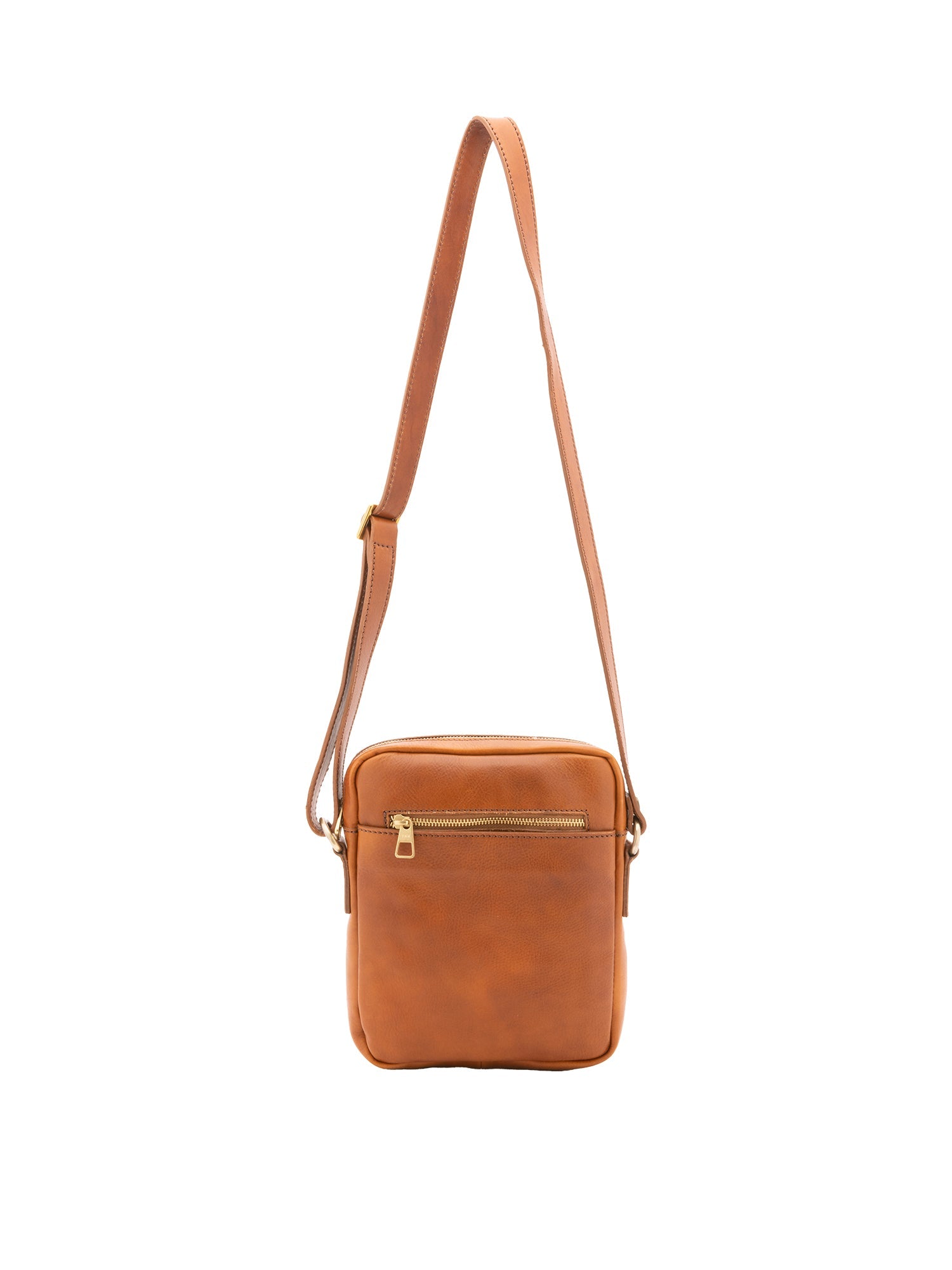 Borsa a tracolla uomo vera pelle Made in Italy 4313-MIELE Alessia Firenze