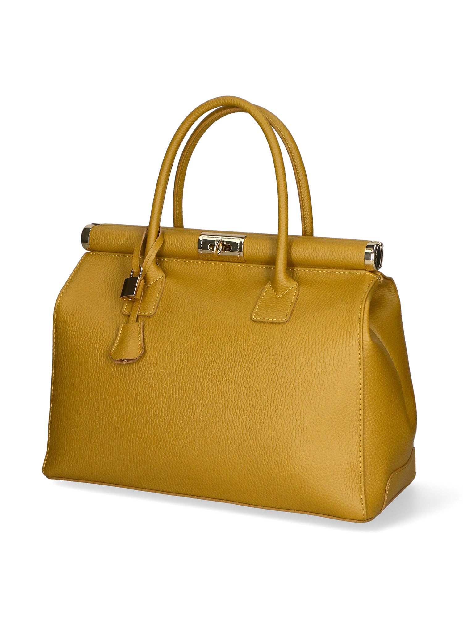 Aleria Borsa a mano da donna Vera pelle 8005-D36 SENAPE Chiara Ferretti