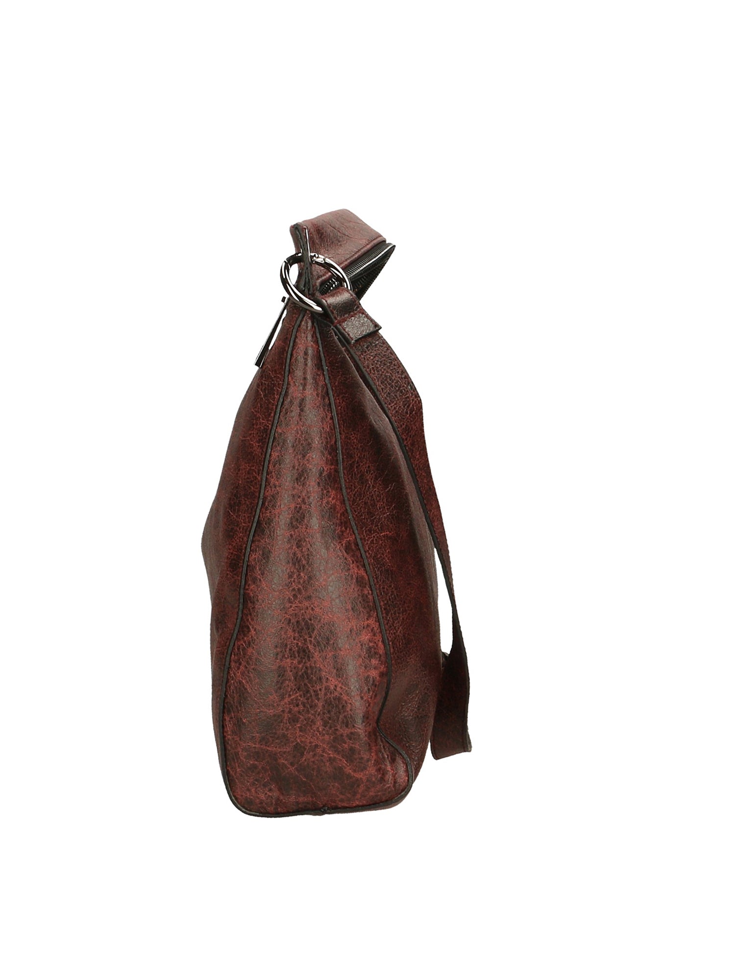 Ondina Borsa a spalla da donna Vera pelle 6569-BORDO BORDEUX Chiara Ferretti