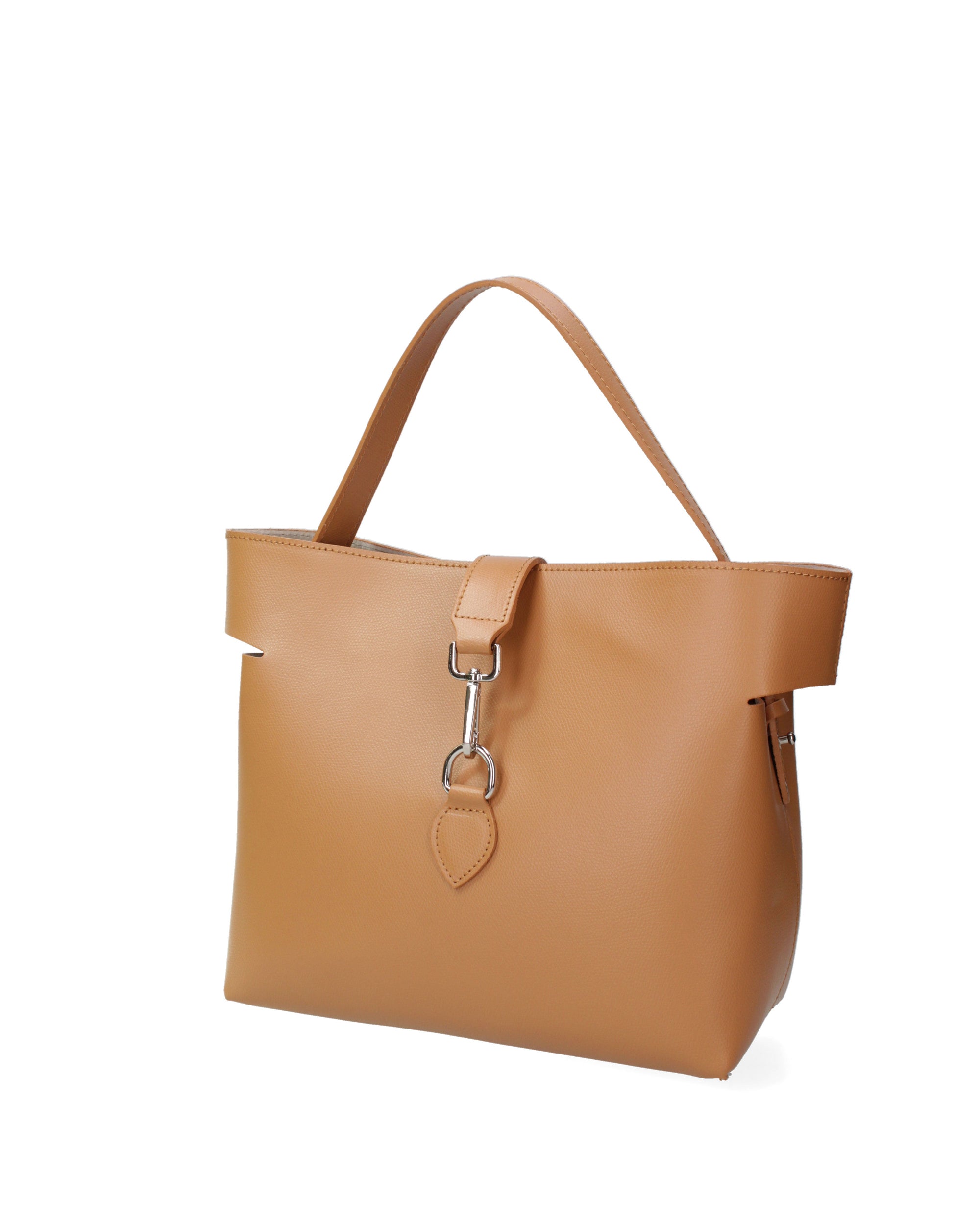 Liviana Borsa a mano da donna Vera pelle 07379-PL44 CUOIO Chiara Ferretti