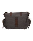 Melania Borsa a spalla unisex Canvas e vera pelle ZG3016-NERO BLACK Chiara Ferretti