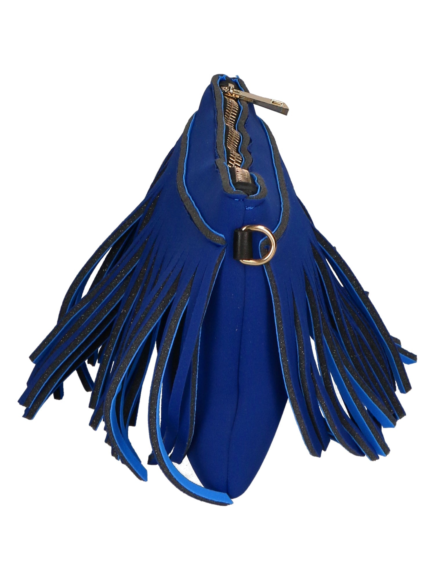 Oxsana Borsa a spalla da donna Neoprene 1311-BLU DARK BLUE Chiara Ferretti