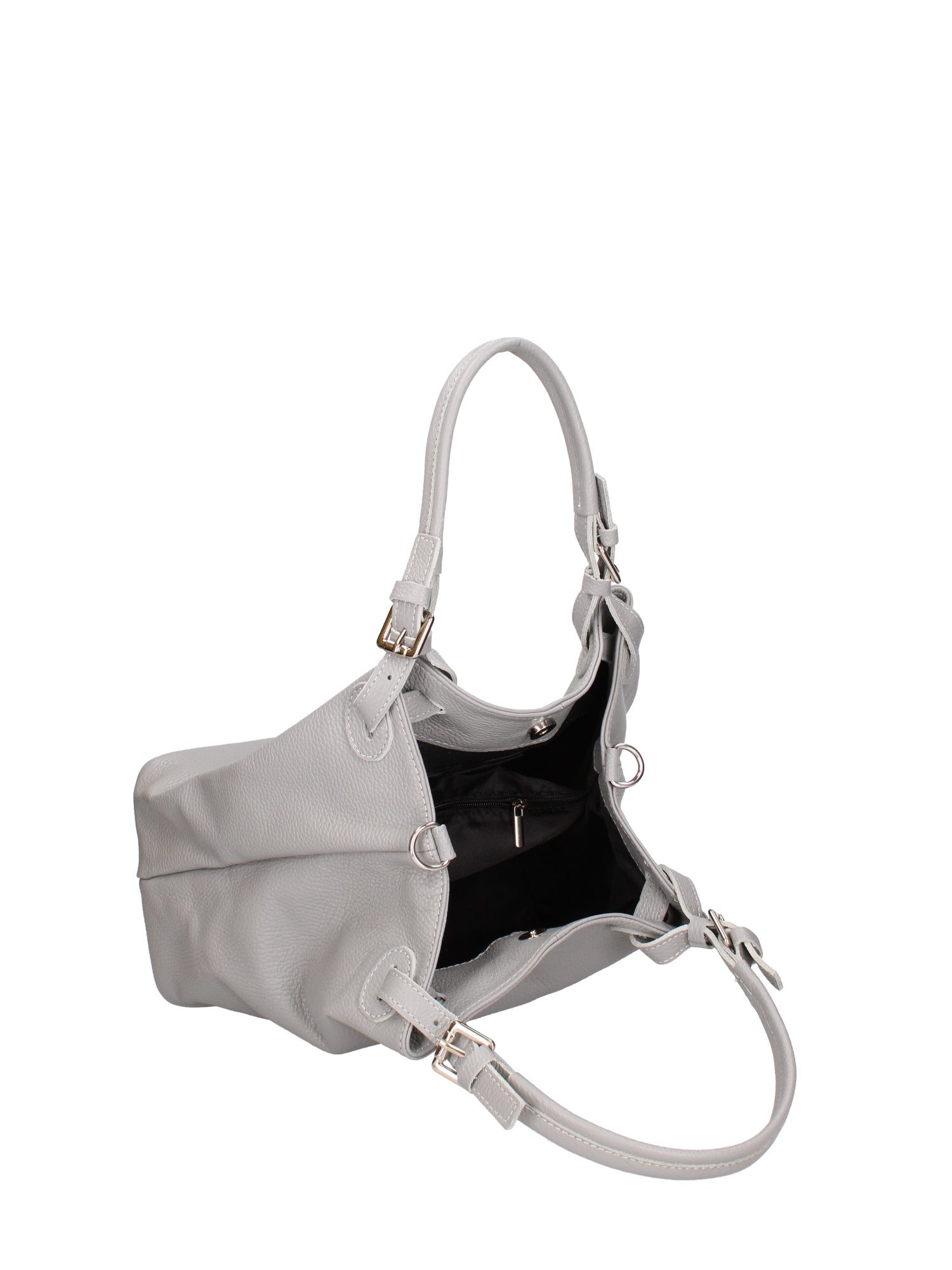 Borsa a spalla da donna In Vera pelle Made in Italy 29x32x17 cm