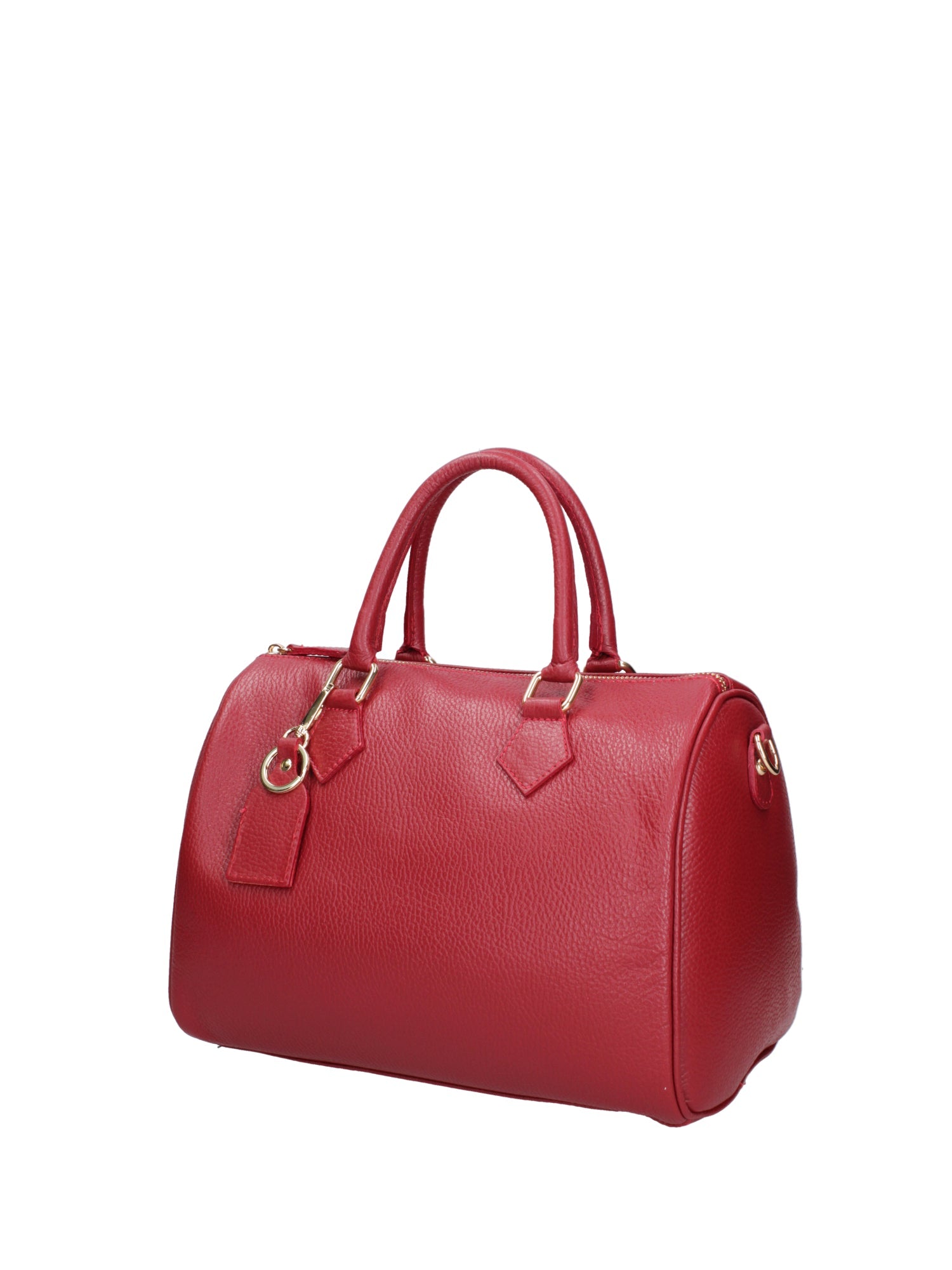 Aralia Borsa a bauletto da donna 100% pelle 5176-D10 ROSSO SCURO DARK RED Chiara Ferretti