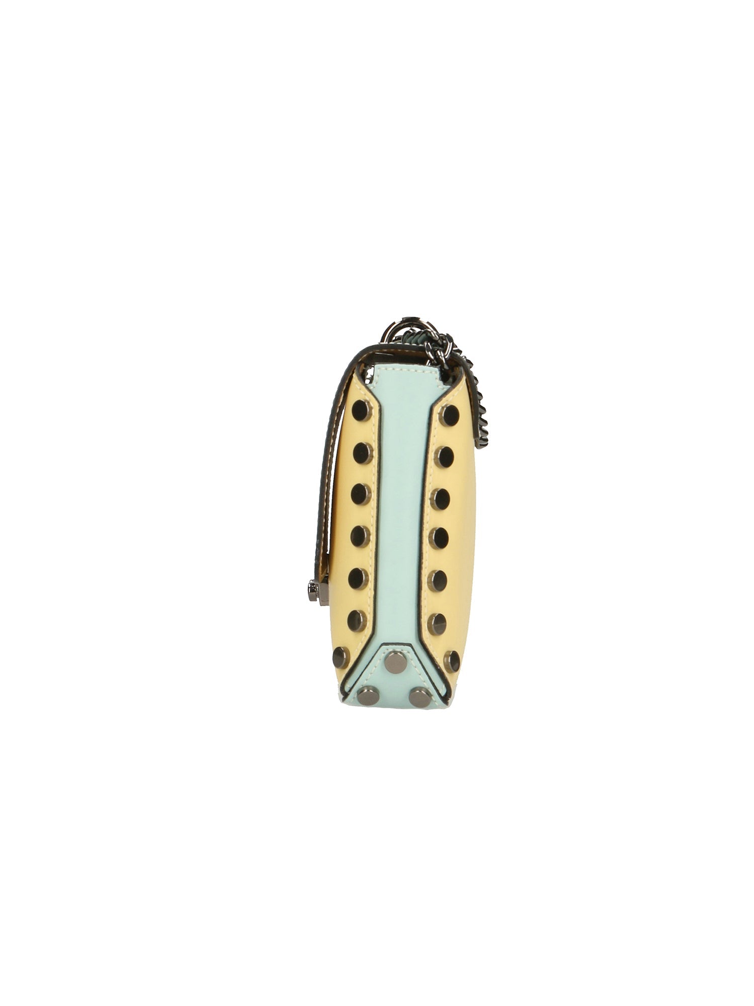 Vera pelle 8641-GIALLO+MARINA Borsa a tracolla da donna Evanthe Pro Chiara Ferretti