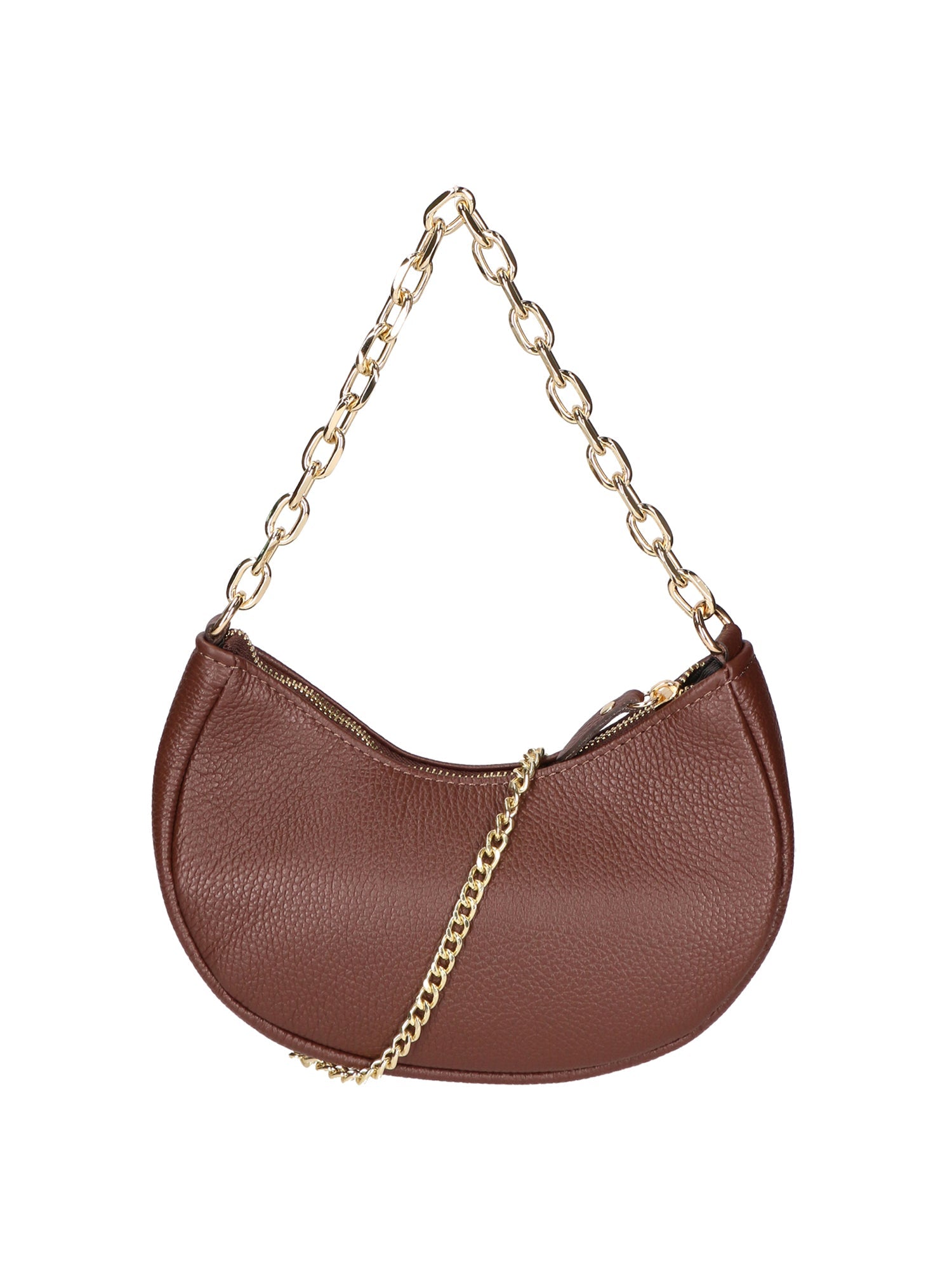 Loreta Borsa a spalla da donna Vera pelle 06511-D223 cioccolato Chiara Ferretti
