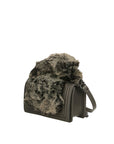 Silvana Pro Borsa a tracolla donna Vera pelle + Calfhair 6599-GRIGIO Chiara Ferretti