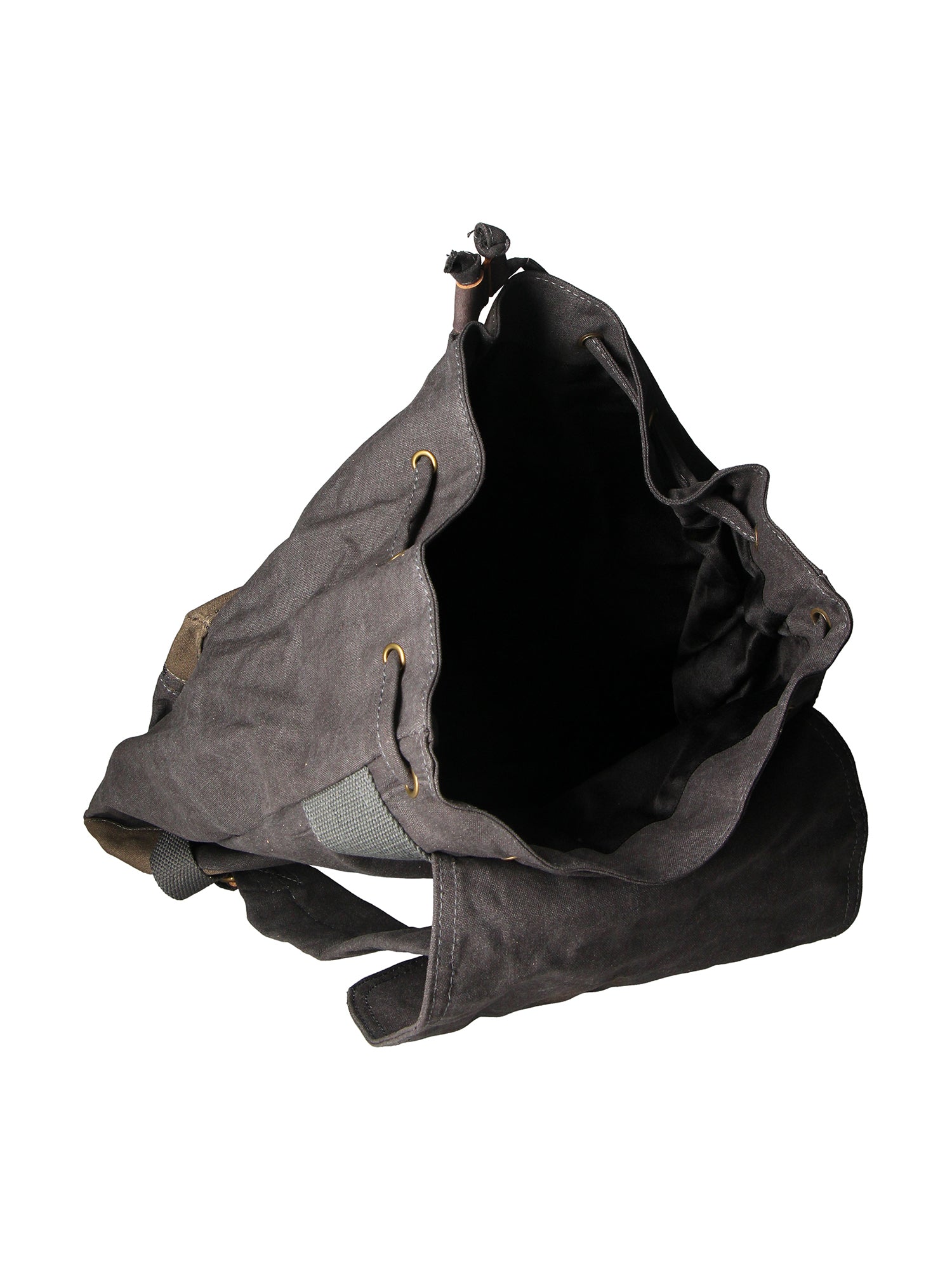 Mavi’ ZG3013-NERO BLACK Zaino unisex in canvas e vera pelle Chiara Ferretti