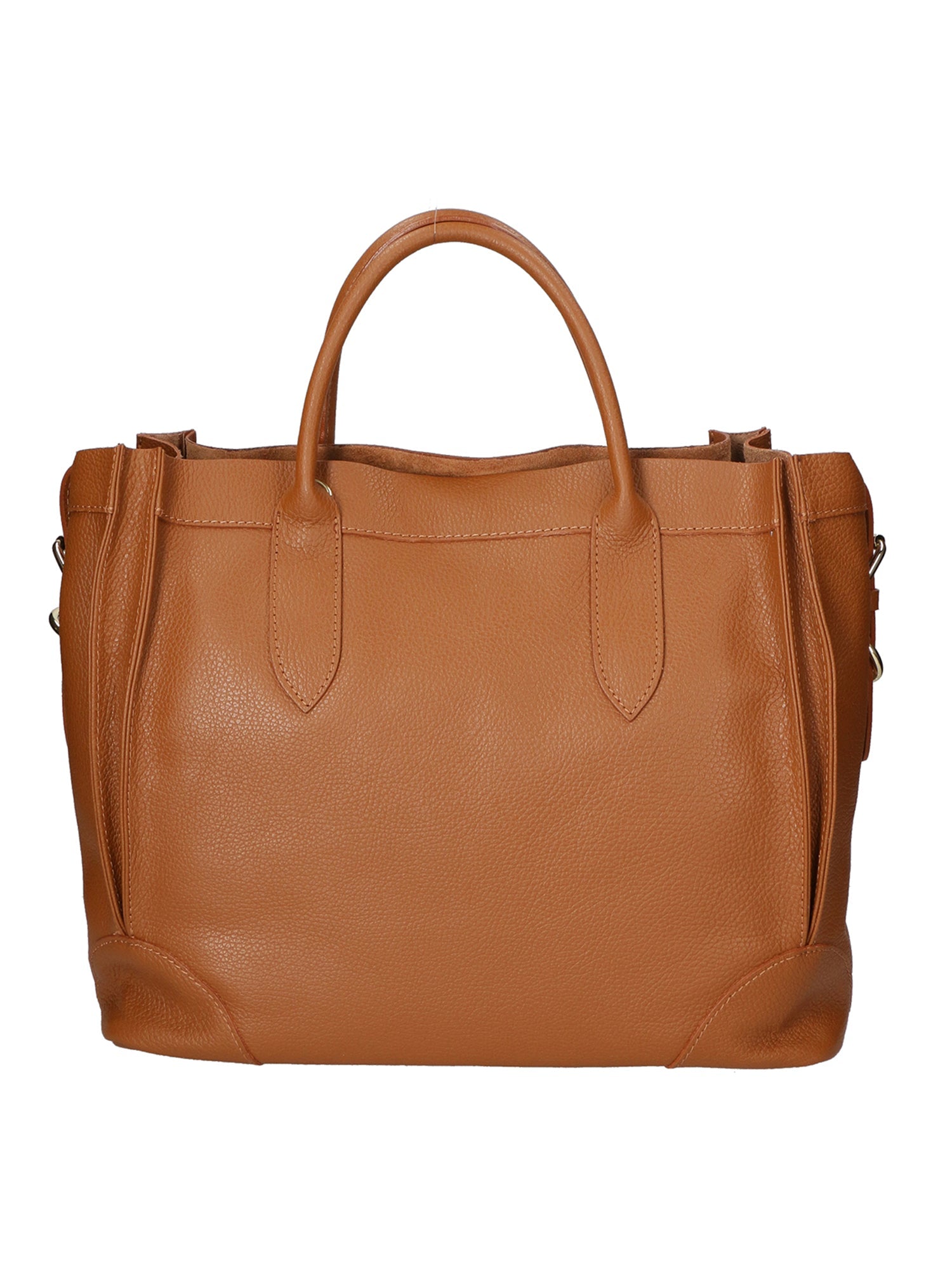 Doralice Borsa a mano da donna Vera pelle 80029-D17 CUOIO SCURO DARK COGNAC Chiara Ferretti