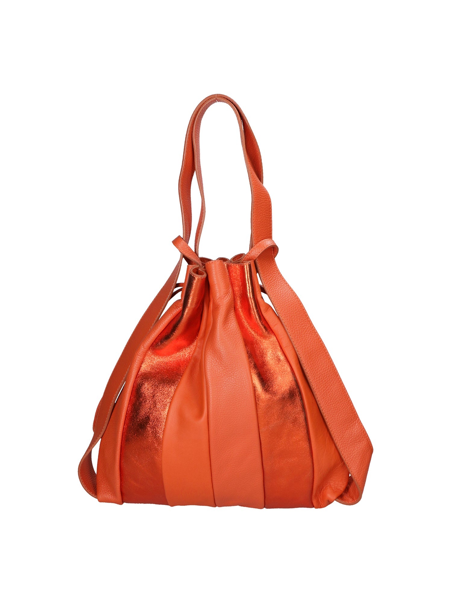 Oceania Borsa a spalla da donna Vera pelle 580041-ARANCIO ORANGE Chiara Ferretti
