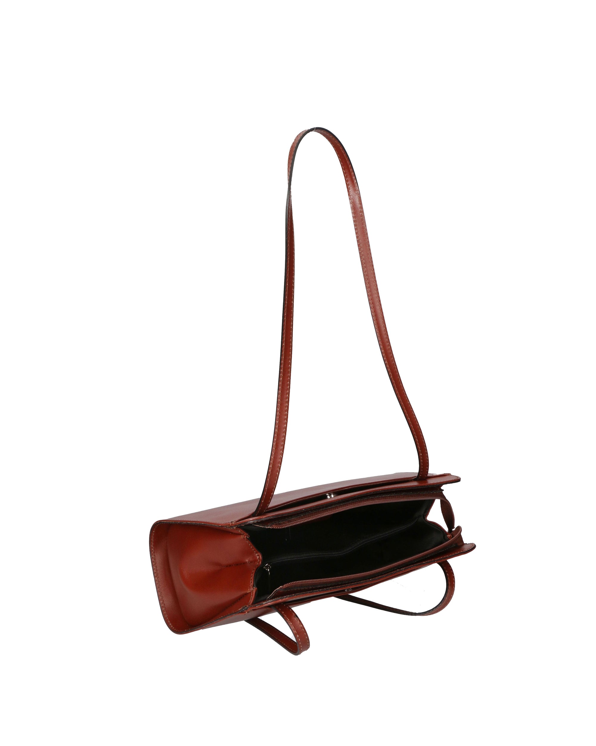 Edera Chic Borsa a spalla da donna Vera pelle 9120-ROSSO Chiara Ferretti