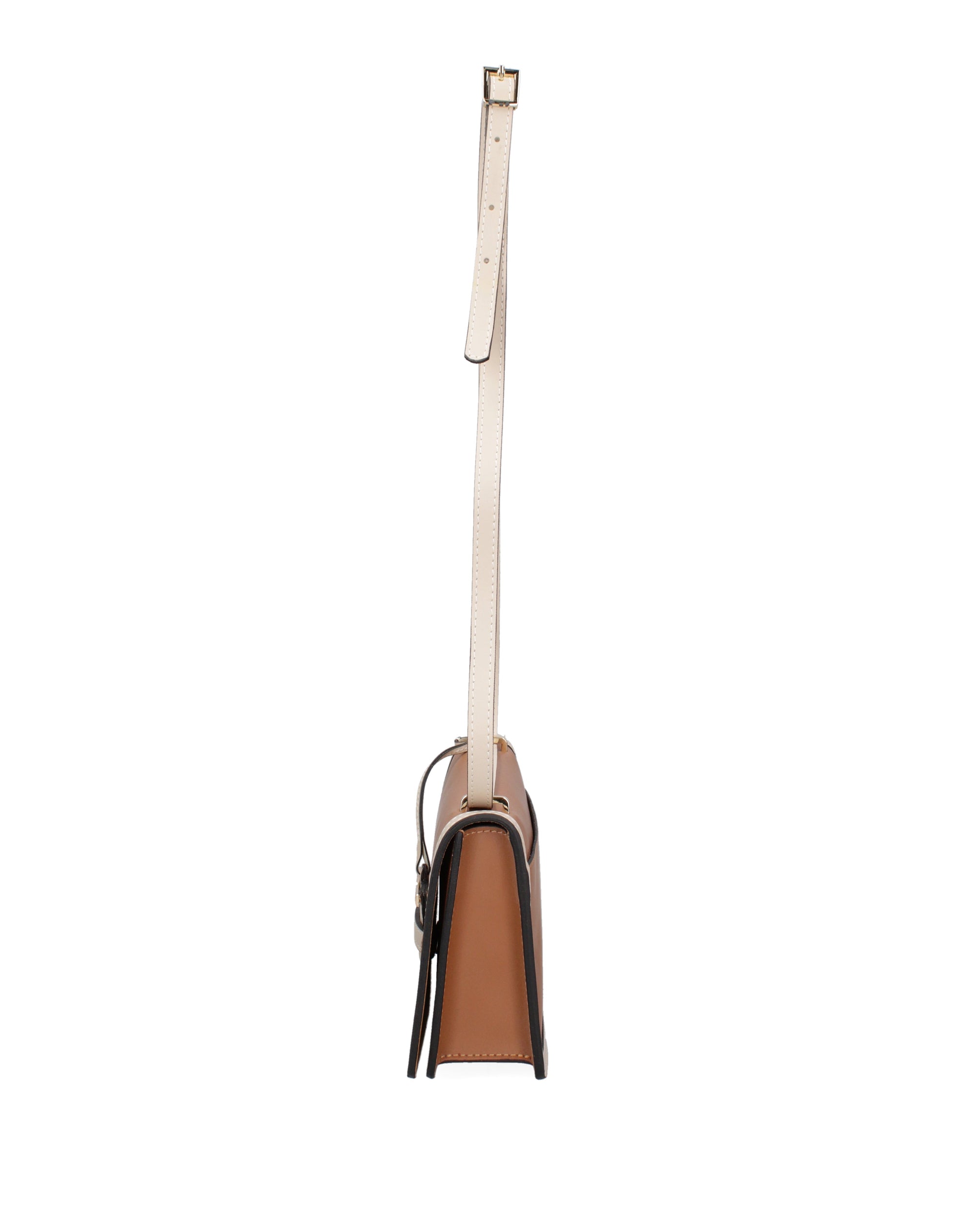 Ardena Borsa a tracolla da donna Vera pelle 1324-CUOIO+BEIGE Chiara Ferretti