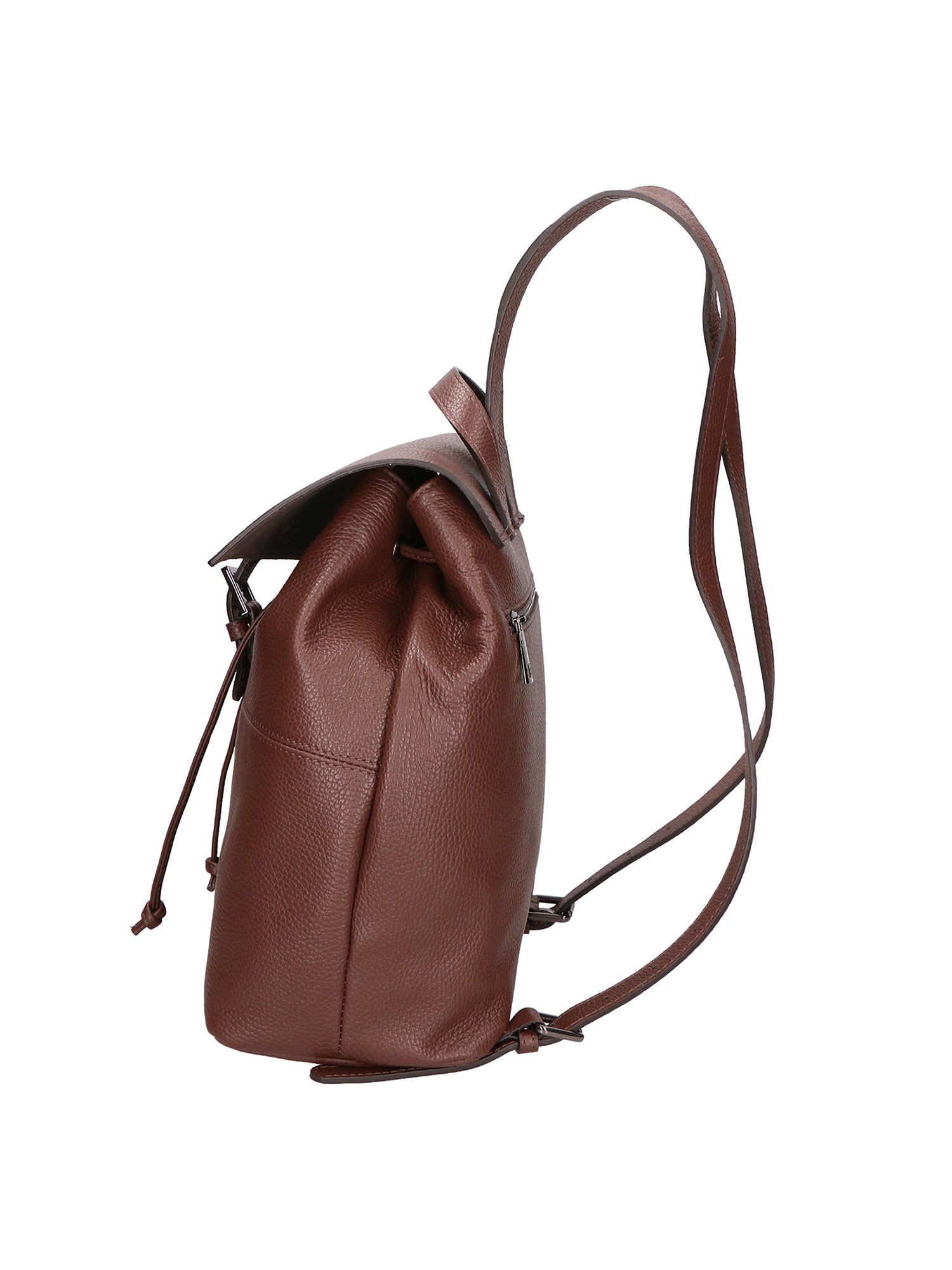 Lorentina 06855-D223 CIOCCOLATO Zaino da donna in vera pelle Chiara Ferretti