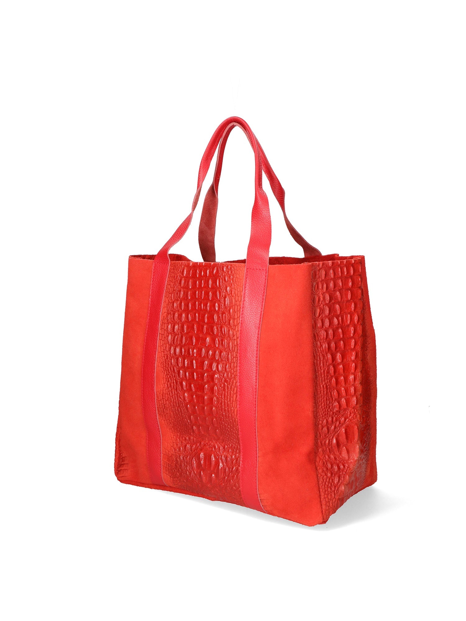 Edith Borsa Shopper da donna Vera pelle 80043-023 ROSSO Chiara Ferretti