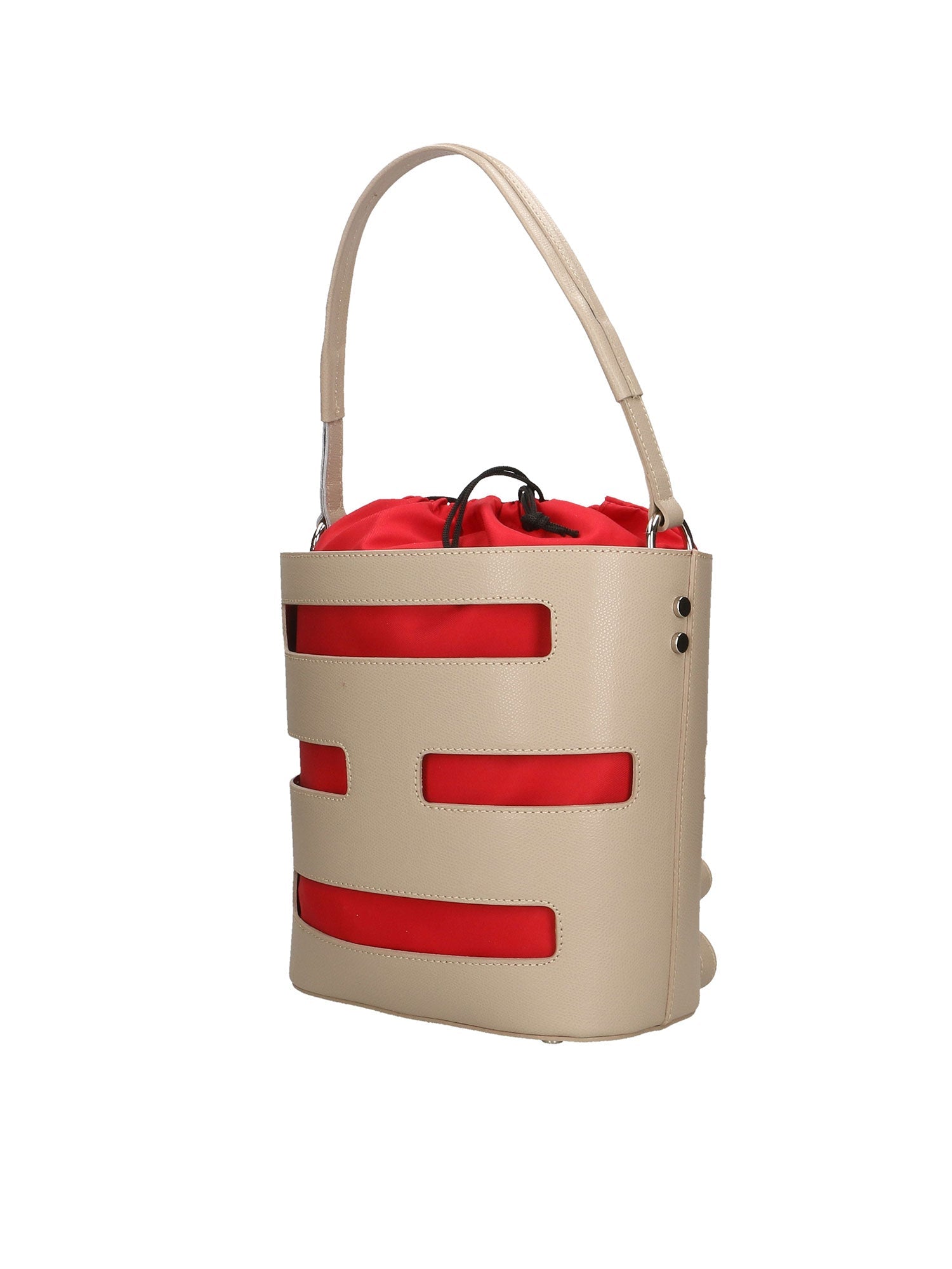 Elios Borsa a secchiello da donna Vera pelle 693960-TAUPE Chiara Ferretti