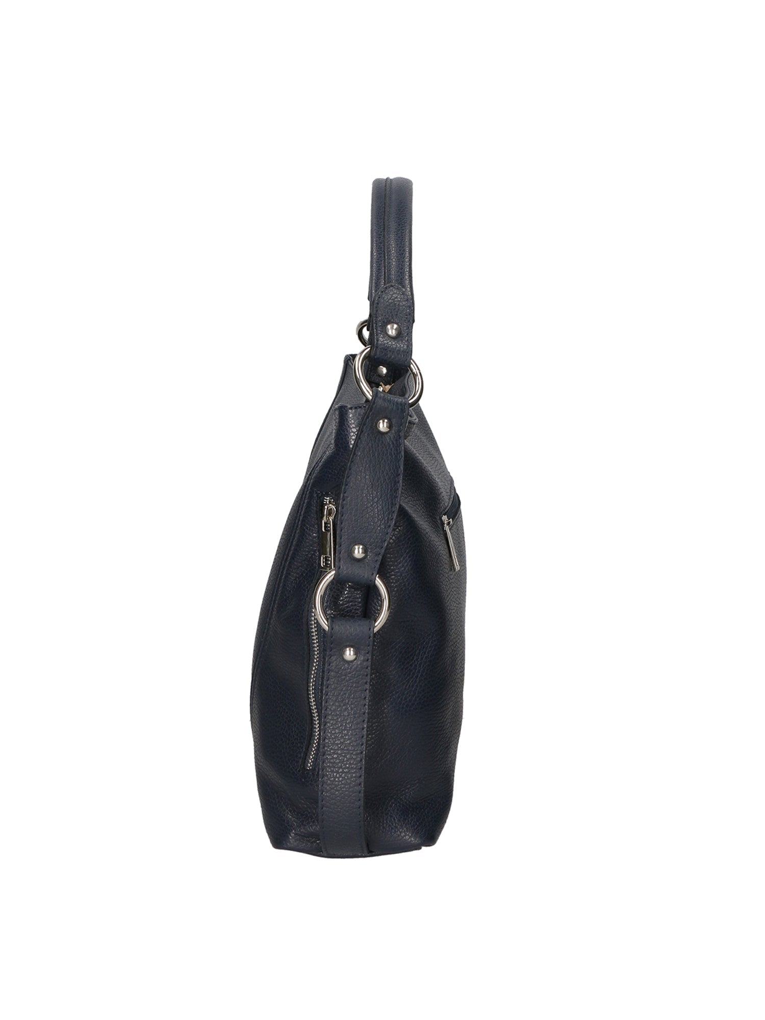 Emily Borsa a spalla da donna Vera pelle 80064-D26 BLU SCURO DARK BLUE Chiara Ferretti