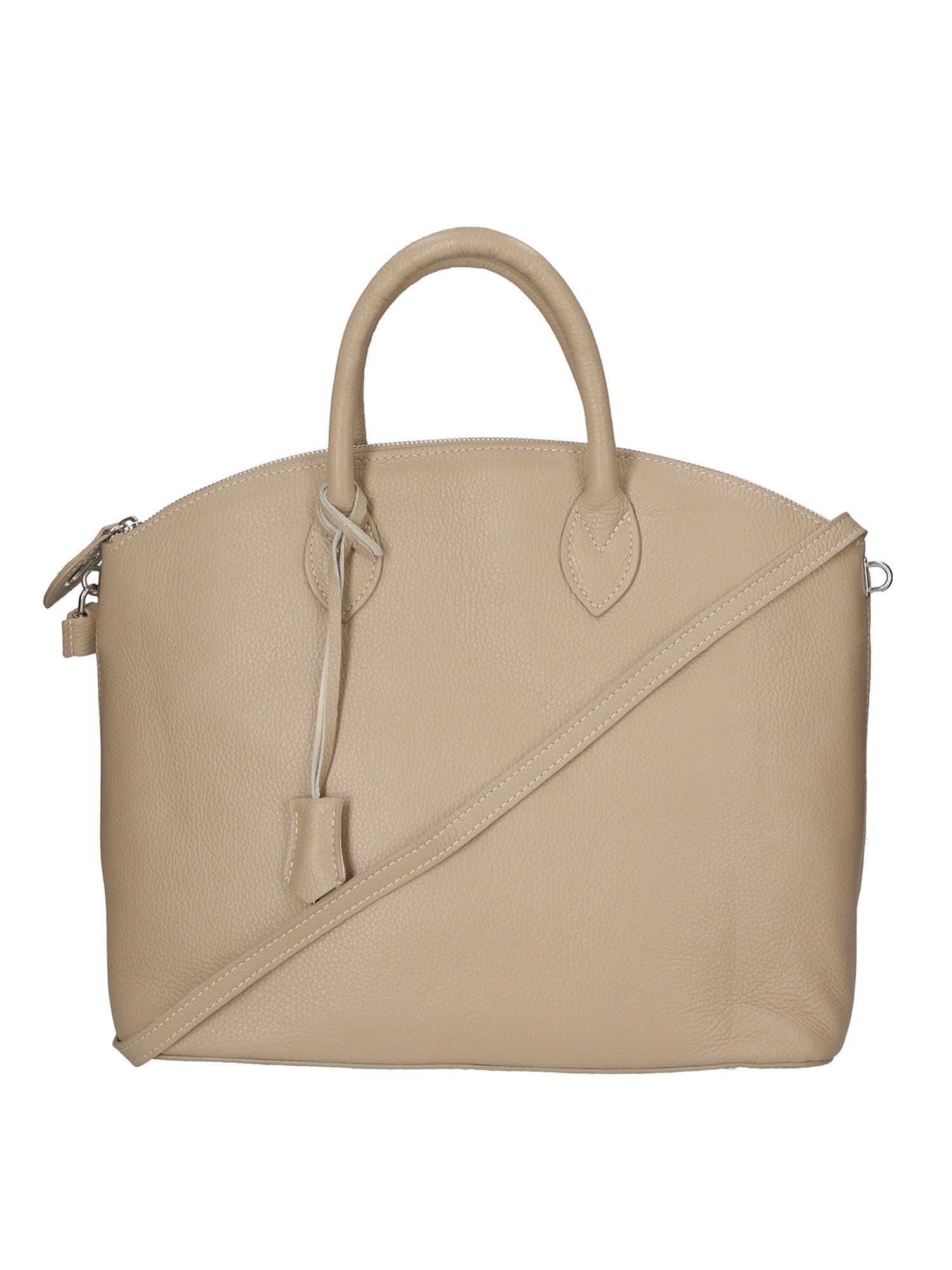 Dorella Borsa a mano da donna 100% pelle 80030-TAUPE Chiara Ferretti