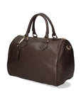 Aralia Borsa a bauletto da donna 100% pelle 5176-D23 T.MORO DARK BROWN Chiara Ferretti