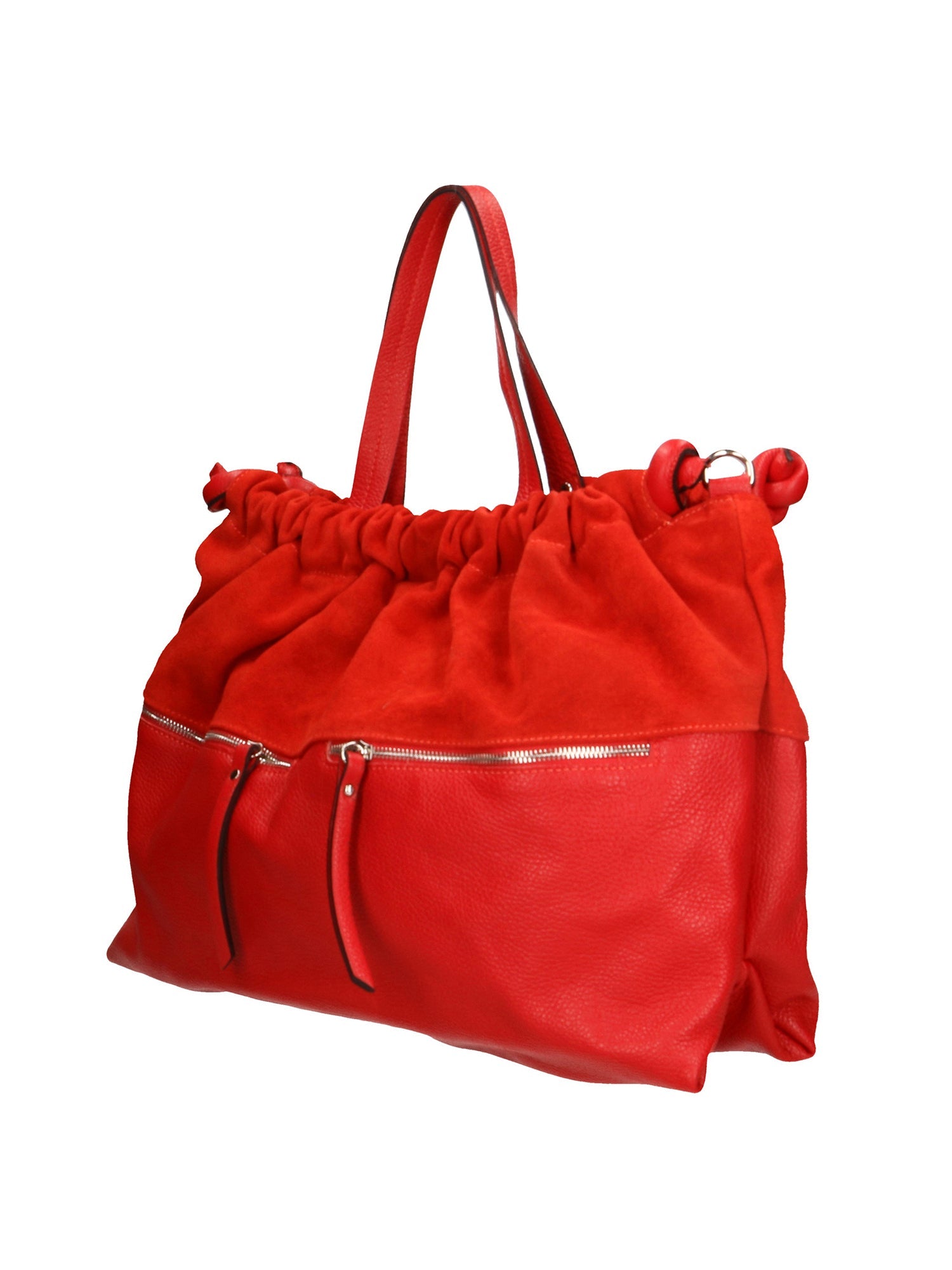 Firenze Borsa a mano da donna Vera pelle 01838-D08 ROSSO RED Chiara Ferretti