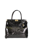 Delfina Borsa a mano da donna Vera pelle 7742-C28 NERO Chiara Ferretti