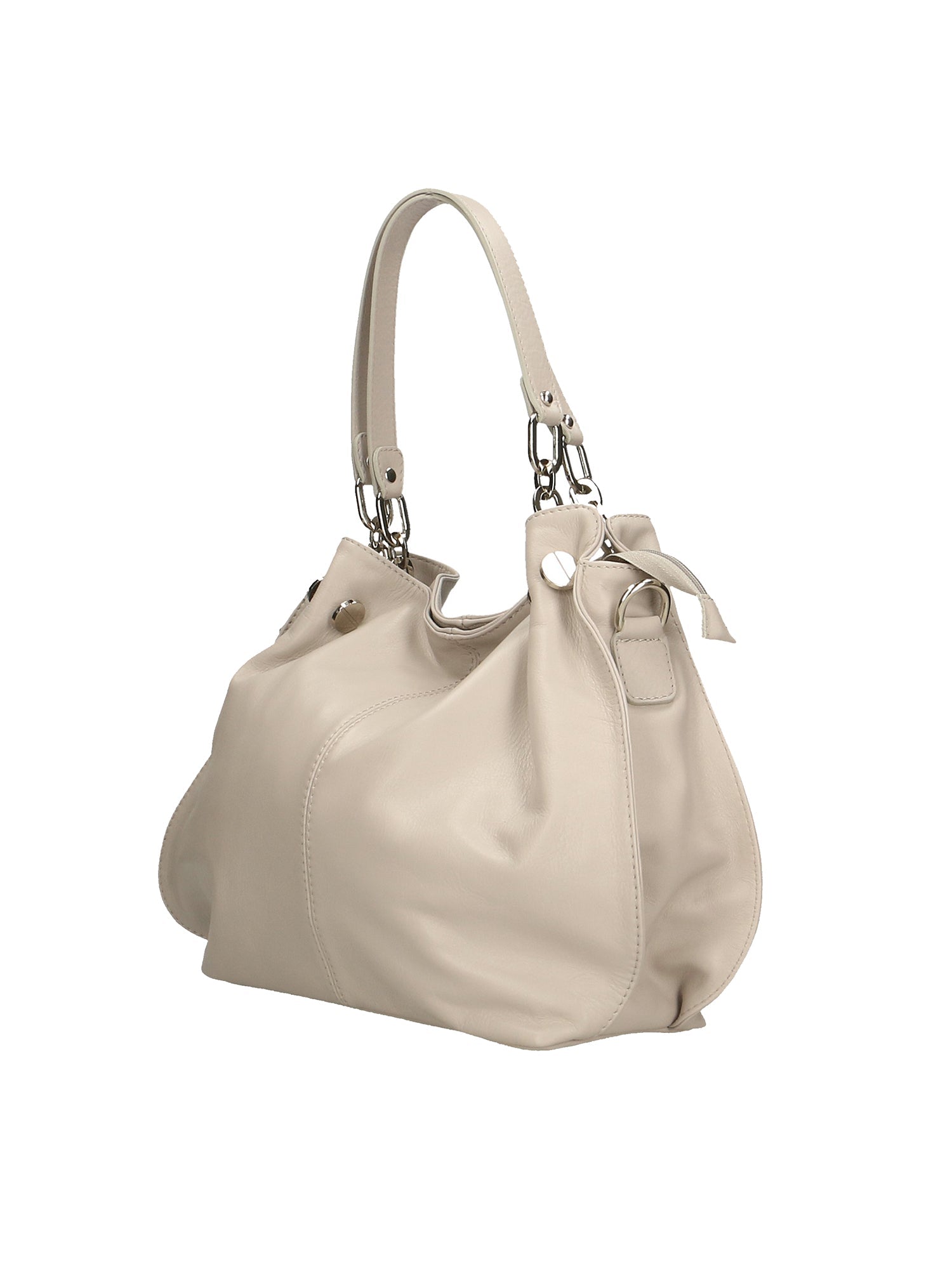 Ereba Borsa a mano da donna Made in Italy 100% pelle 3305-S86 GRIGIO Chiara Ferretti
