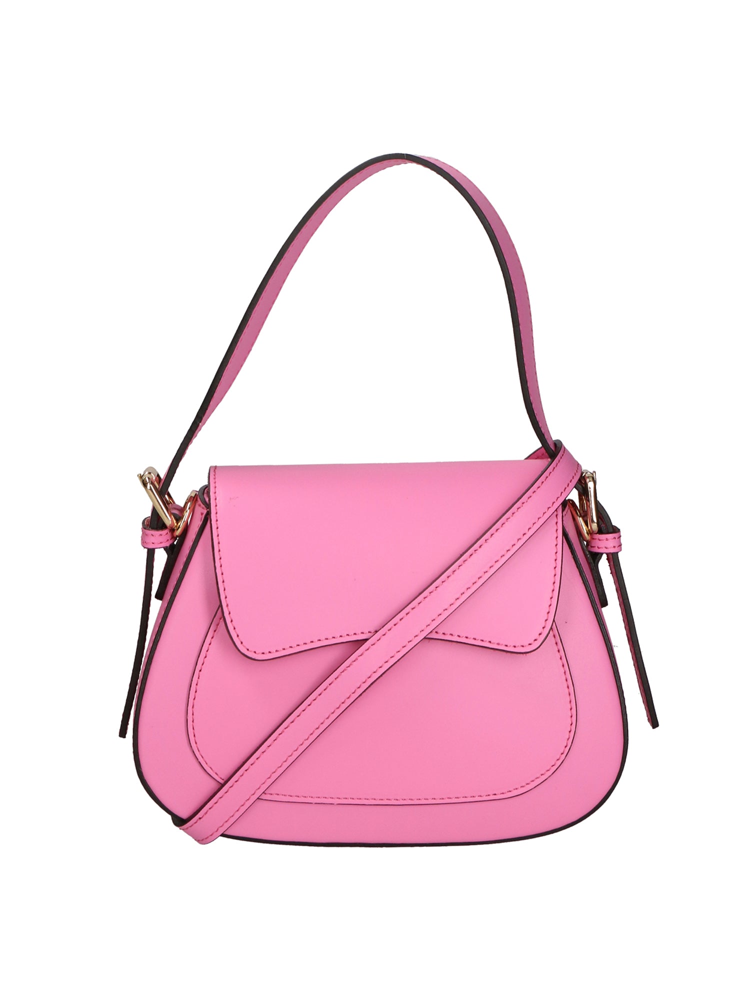Giulia Borsa a spalla da donna Vera pelle 05958-L213 PINK Chiara Ferretti